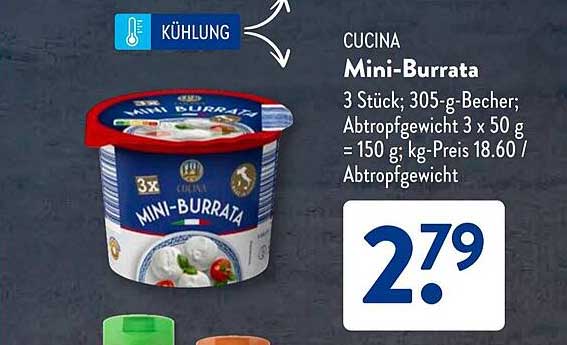 CUCINA Mini-Burrata