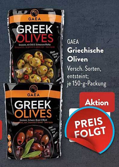 GAEA Griechische Oliven