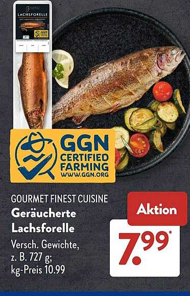 Geräucherte Lachsforelle