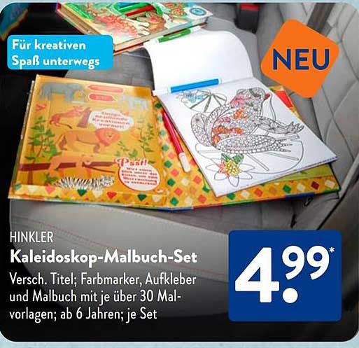 HINKLER Kaleidoskop-Malbuch-Set