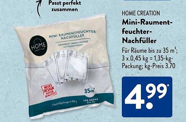 HOME CREATION Mini-Raumentfeuchter-Nachfüller