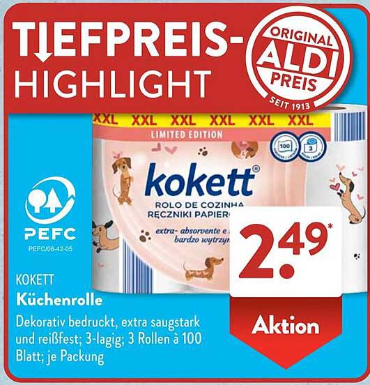 KOKETT Küchenrolle