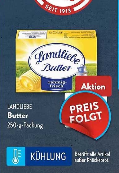 LANDLIEBE Butter 250-g-Packung