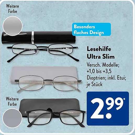 Lesehilfe Ultra Slim