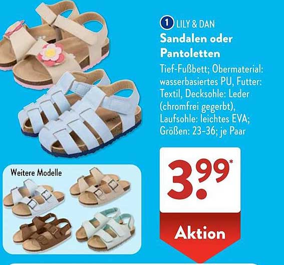 LILY & DAN Sandalen oder Pantoletten
