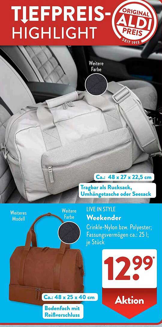 LIVE IN STYLE Weekender