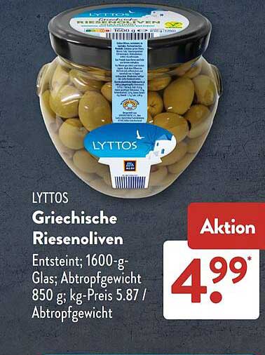 LYTTOS Griechische Riesenoliven