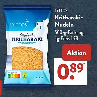 LYTTOS Kritharaki-Nudeln