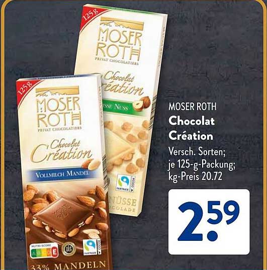 MOSER ROTH Chocolat Création