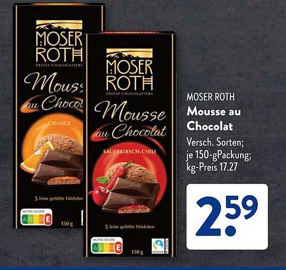 Moser Roth Mousse au Chocolat