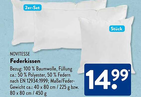 NOVITESSE Federkissen