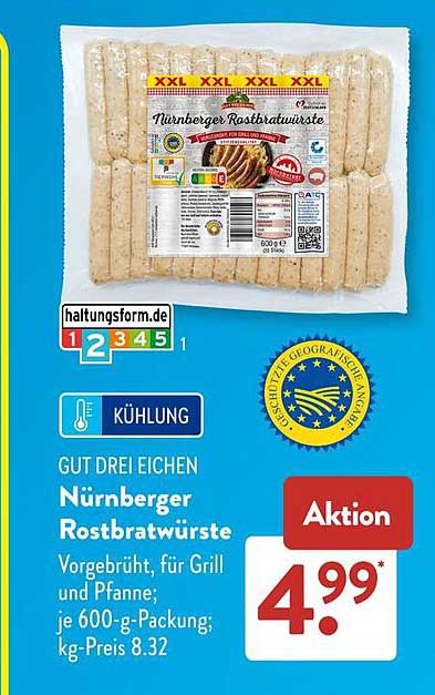 Nürnberger Rostbratwürste