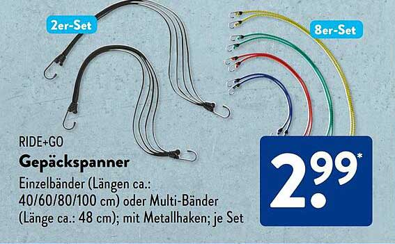 RIDE+GO Gepäckspanner