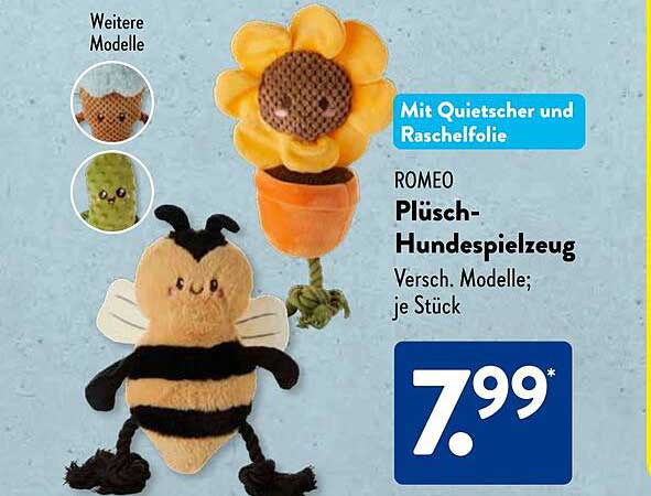ROMEO Plüsch-Hundespielzeug