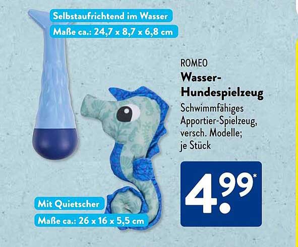 ROMEO Wasser-Hundespielzeug