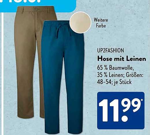 UP2FASHION Hose mit Leinen