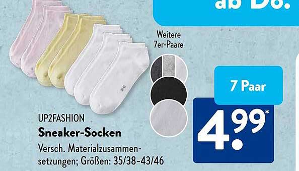 UP2FASHION Sneaker-Socken