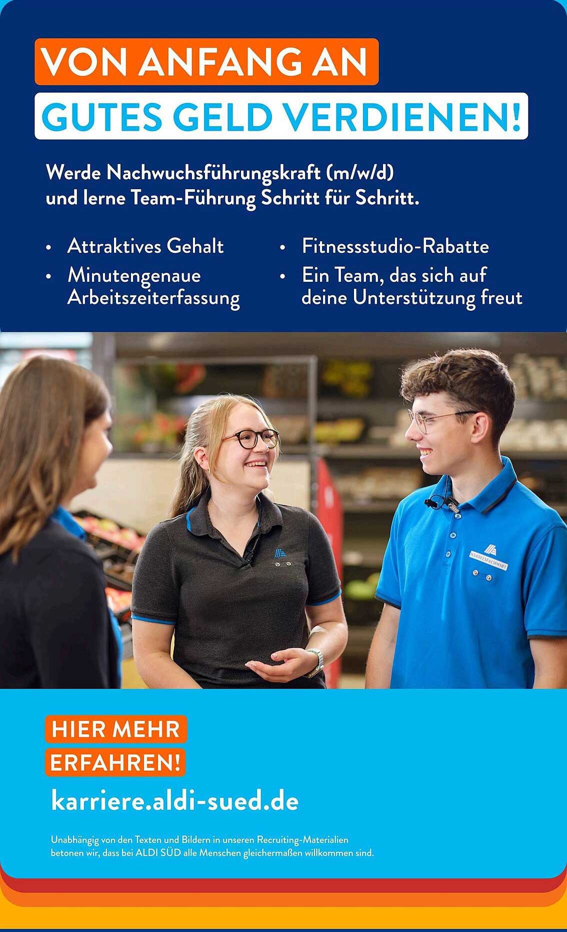 VON ANFANG AN GUTES GELD VERDIENEN!