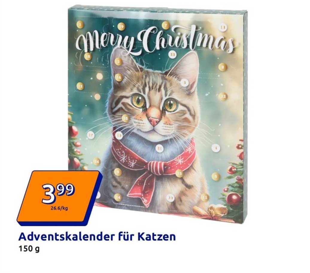 Adventskalender für Katzen 150 g