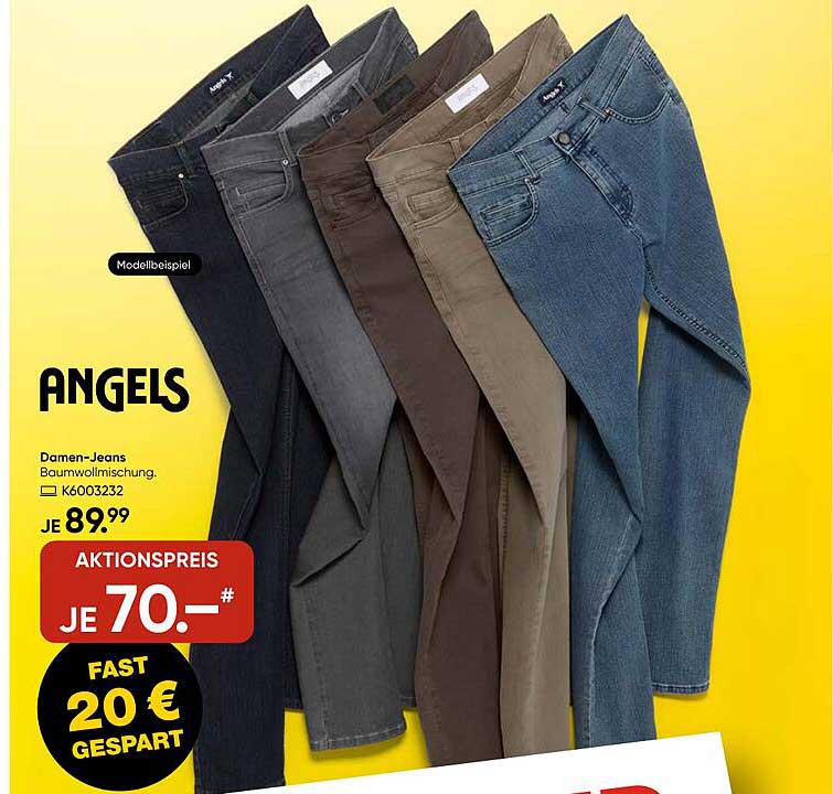 ANGELS Damen-Jeans in Baumwollmischung