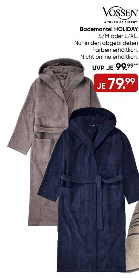 Bademantel HOLIDAY von Vossen