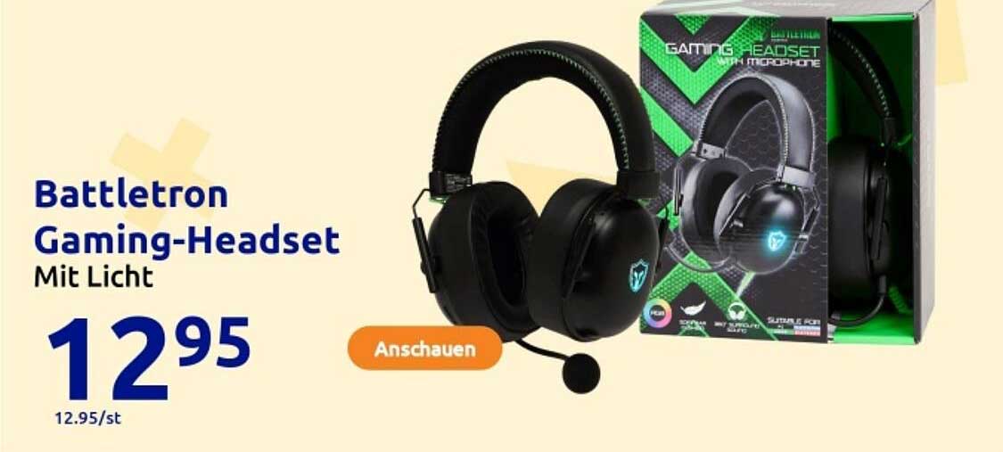 Battletron Gaming-Headset Mit Licht