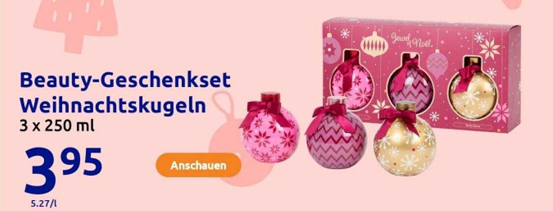Beauty-Geschenkset Weihnachtskugeln 3 x 250 ml