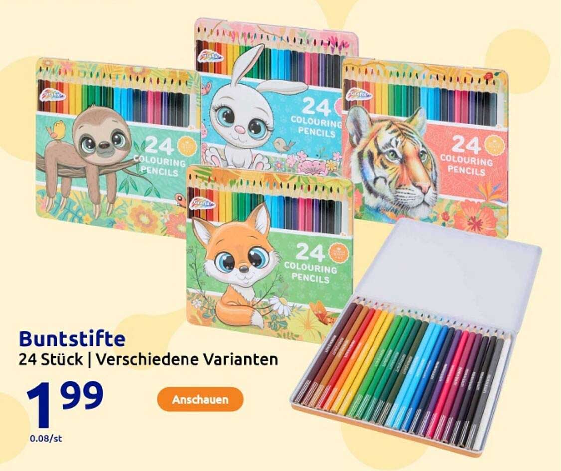 Buntstifte 24 Stück | Verschiedene Varianten