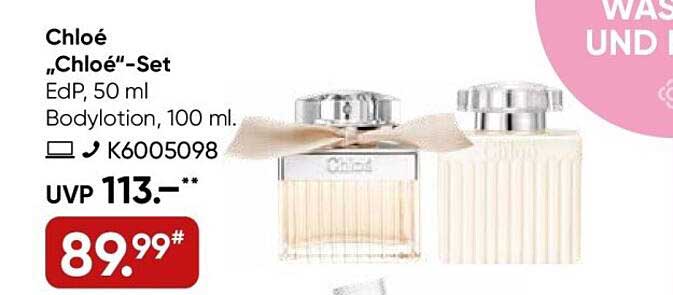 Chloé „Chloé“-Set EdP, 50 ml Bodylotion, 100 ml
