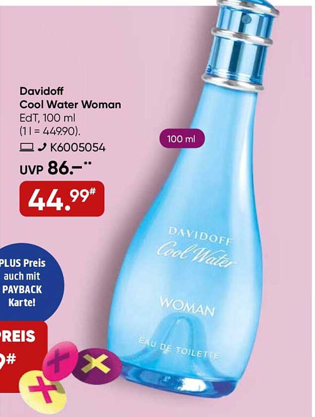 Davidoff Cool Water Woman EdT, 100 ml