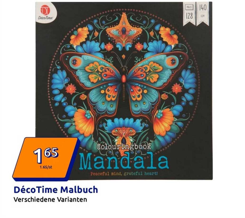 DécoTime Malbuch - Verschiedene Varianten