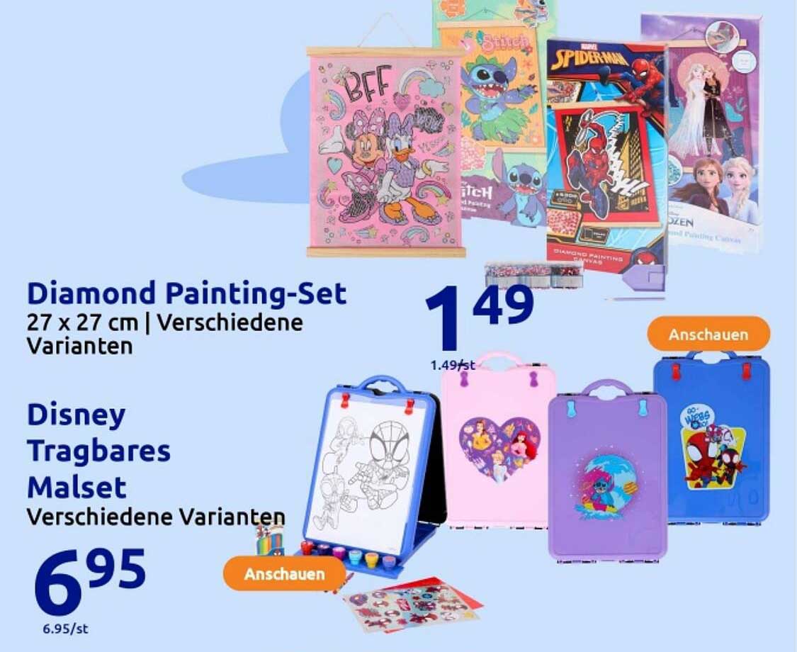 Diamond Painting-Set 27 x 27 cm | Verschiedene Varianten