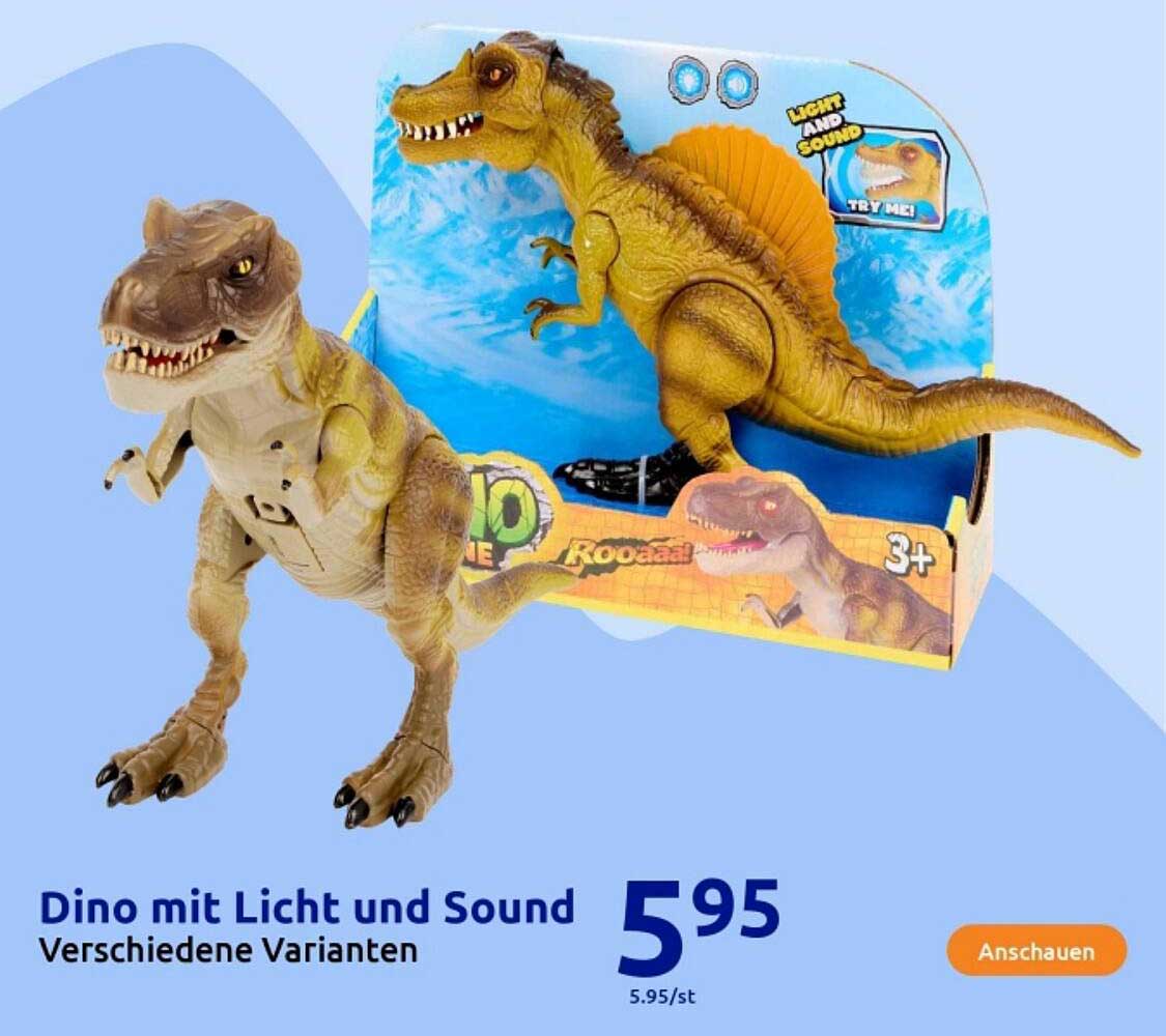 Dino mit Licht und Sound - Verschiedene Varianten