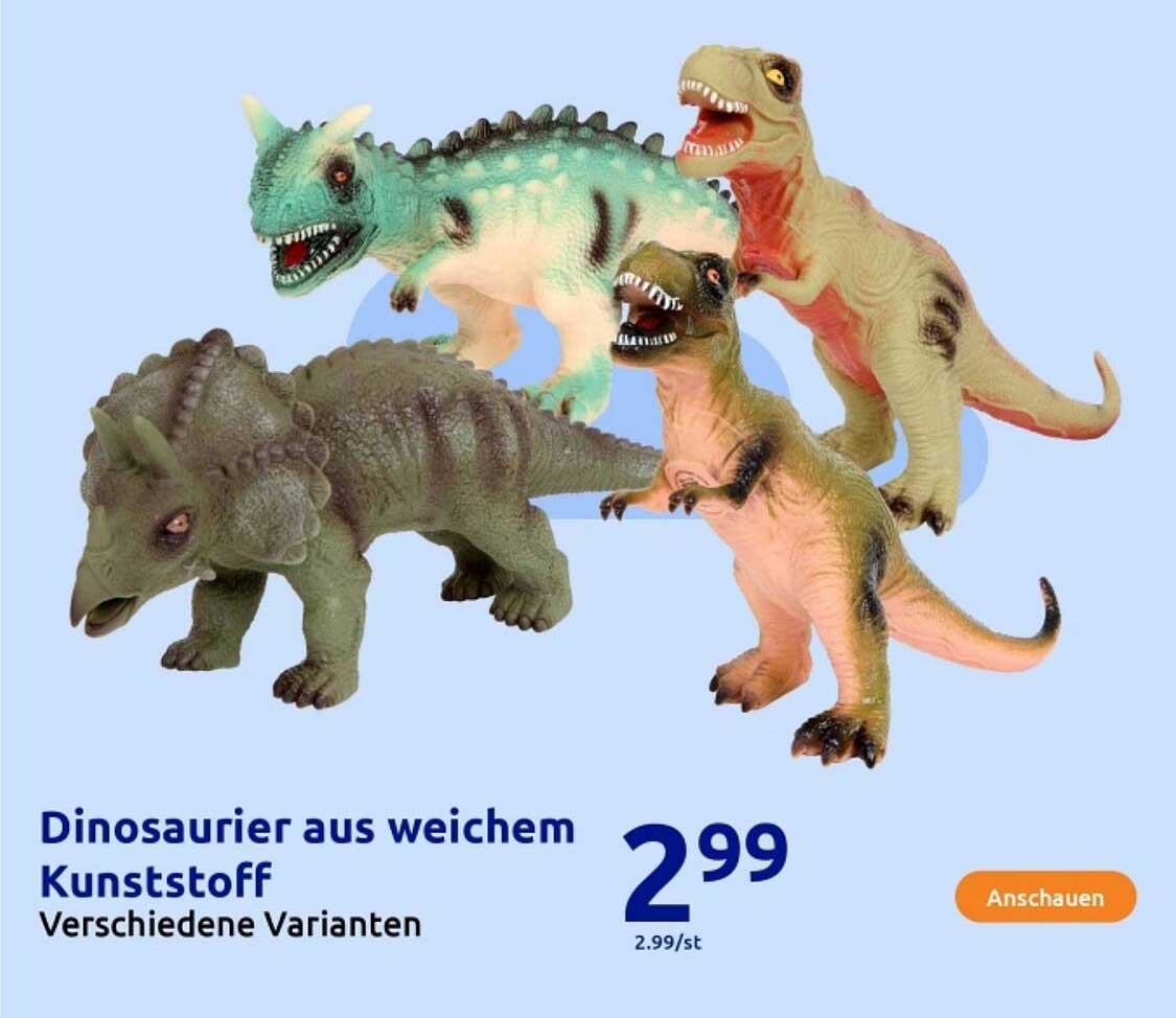 Dinosaurier aus weichem Kunststoff