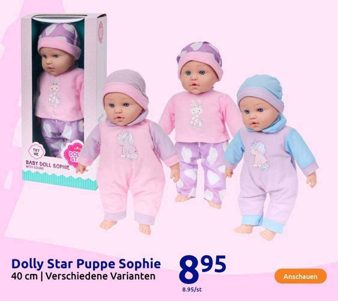 Dolly Star Puppe Sophie 40 cm | Verschiedene Varianten