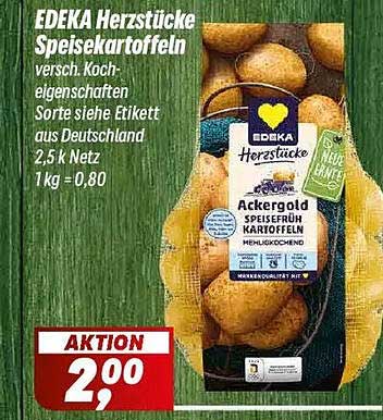 EDEKA Herzstücke Speisekartoffeln 2,5 kg