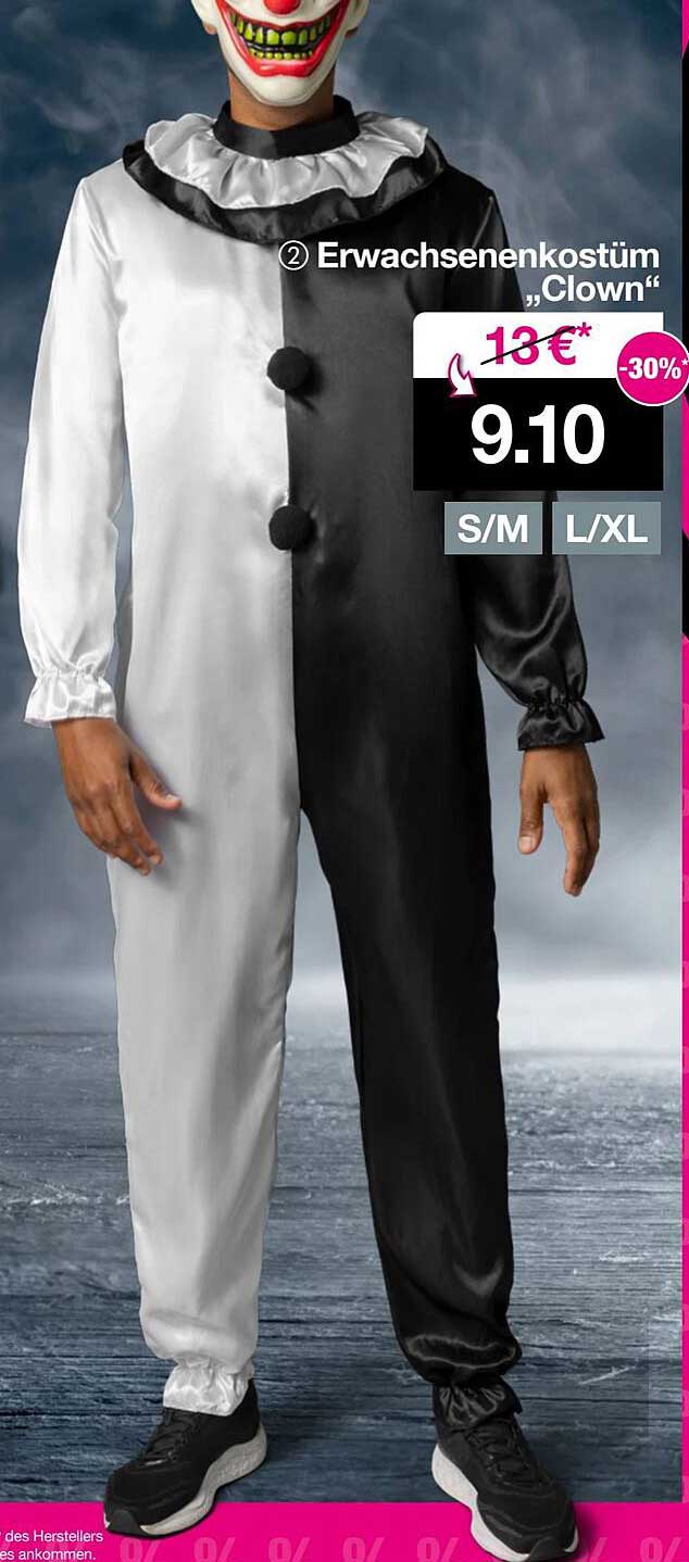 Erwachsenenkostüm „Clown“