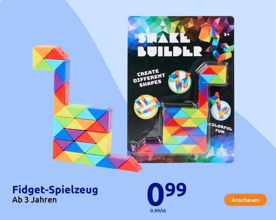 Fidget-Spielzeug - Snake Builder für kreative Köpfe