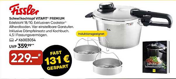 Fissler Schnellkochtopf VITAFIT® PREMIUM