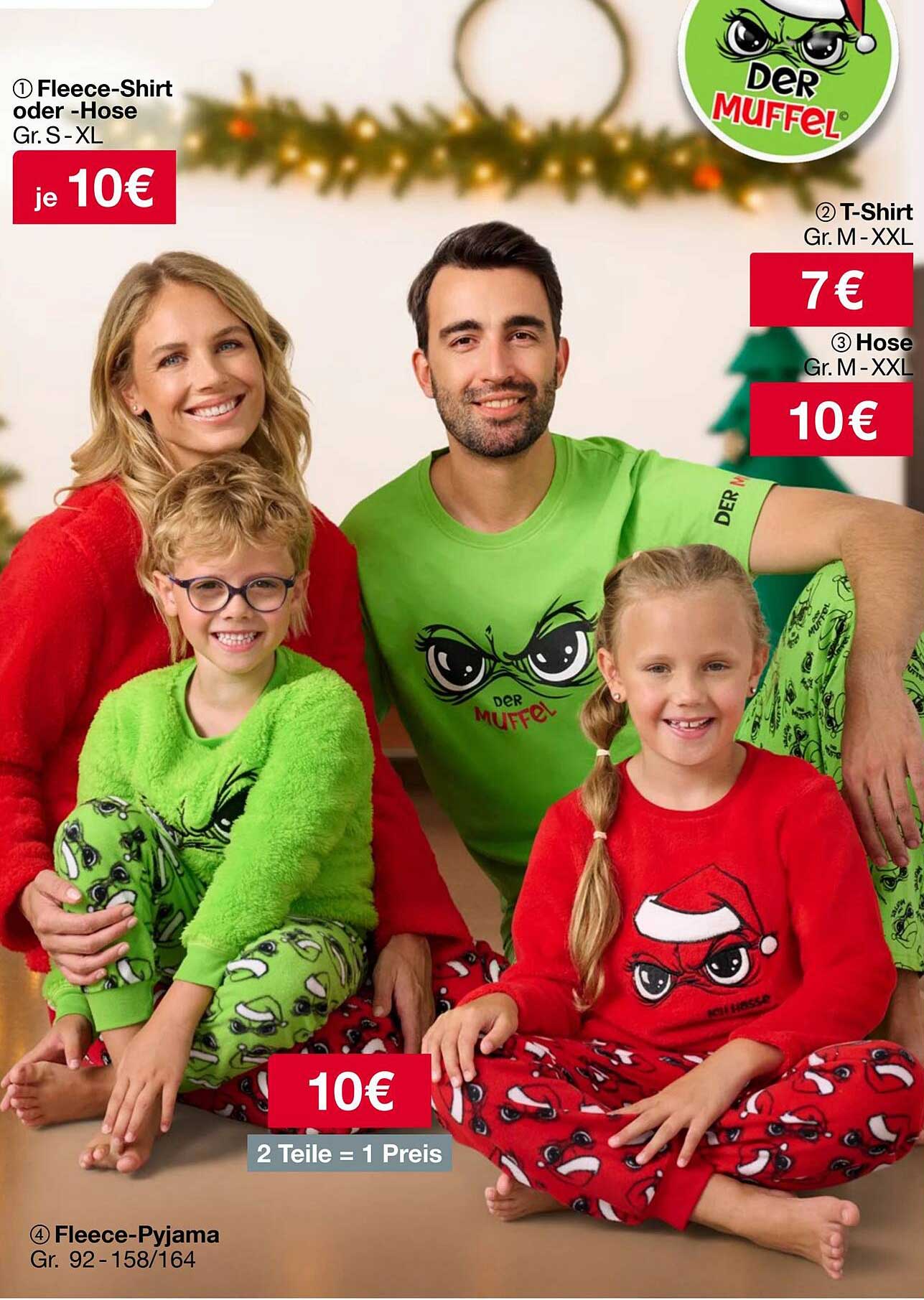 Fleece-Shirt oder -Hose für nur 10 € bei Woolworth