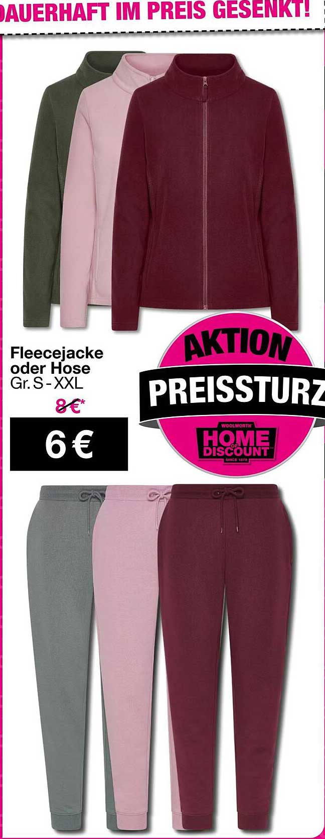 Fleecejacke oder Hose Gr. S - XXL