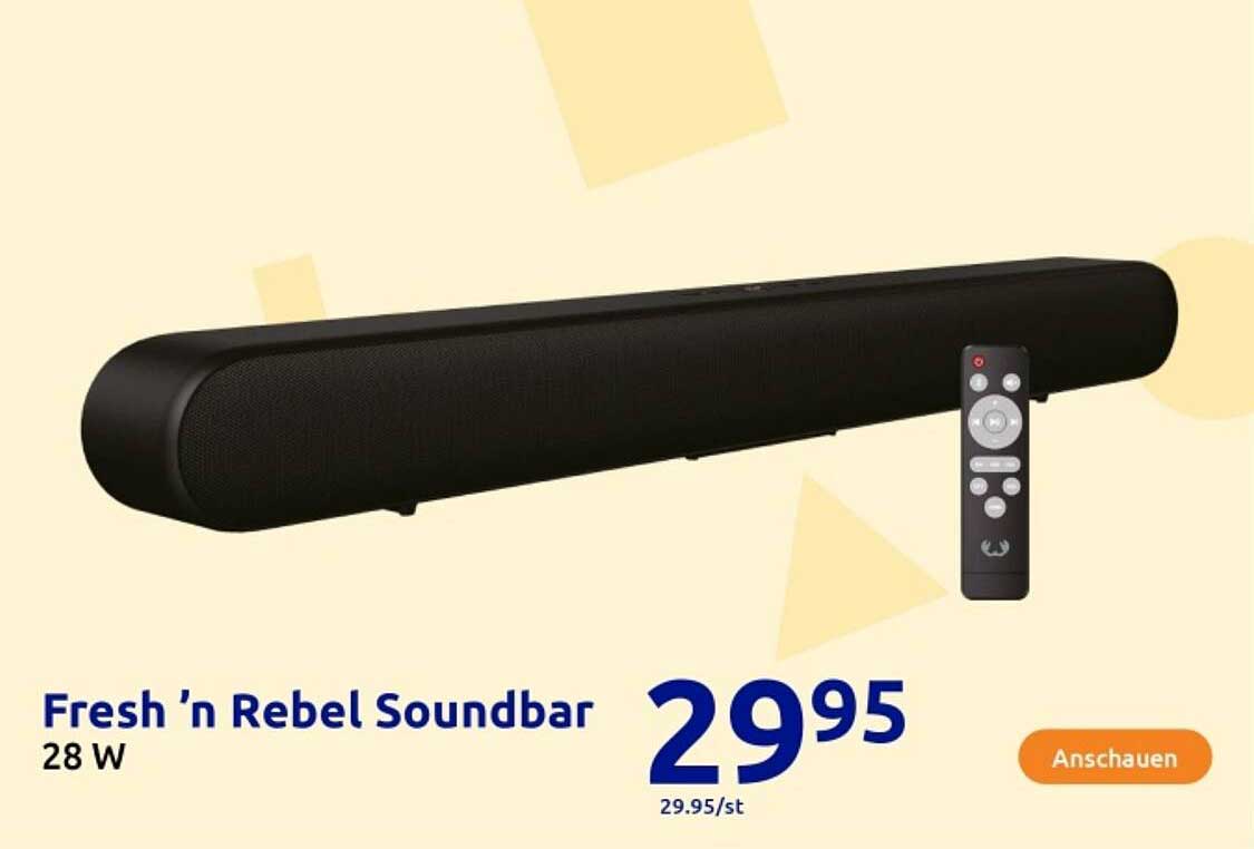 Fresh ’n Rebel Soundbar 28 W