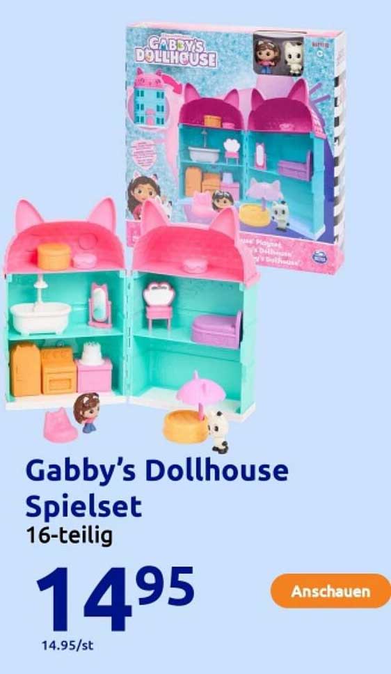 Gabby's Dollhouse Spielset 16-teilig