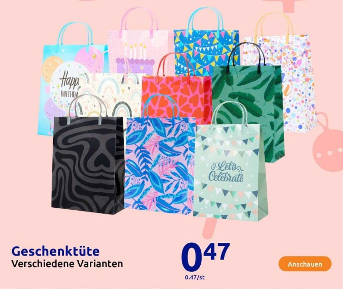 Geschenktüte – Verschiedene Varianten