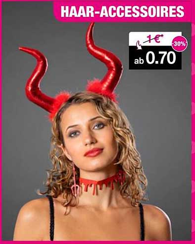 Haar-Accessoires für Halloween - Teufelshörner und mehr