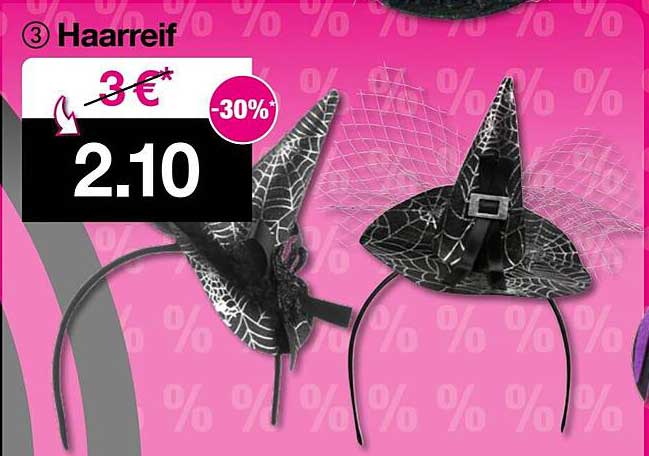 Haarreif mit Hexenhut