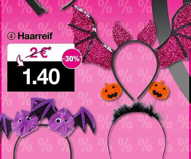 Haarschmuck mit Halloween-Motiven