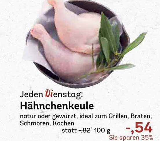 Hähnchenkeule - natur oder gewürzt, ideal zum Grillen, Braten, Schmoren, Kochen