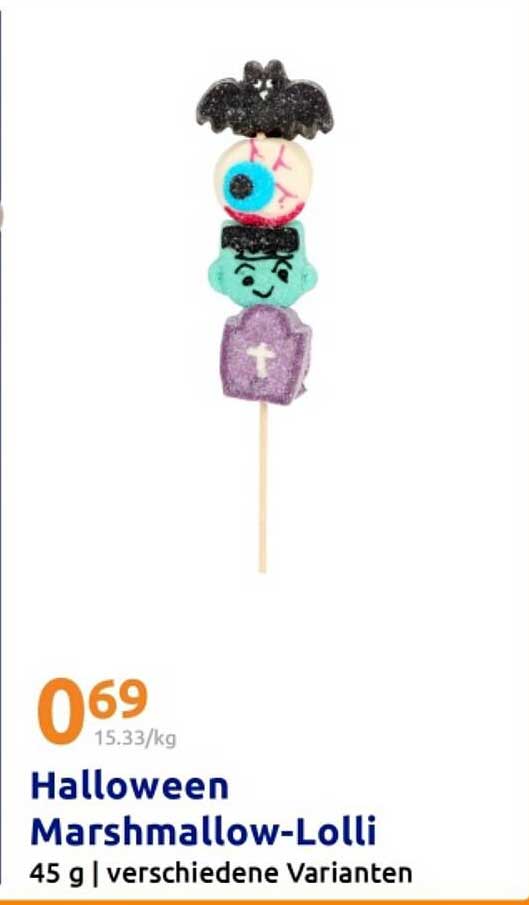 Halloween Marshmallow-Lolli
