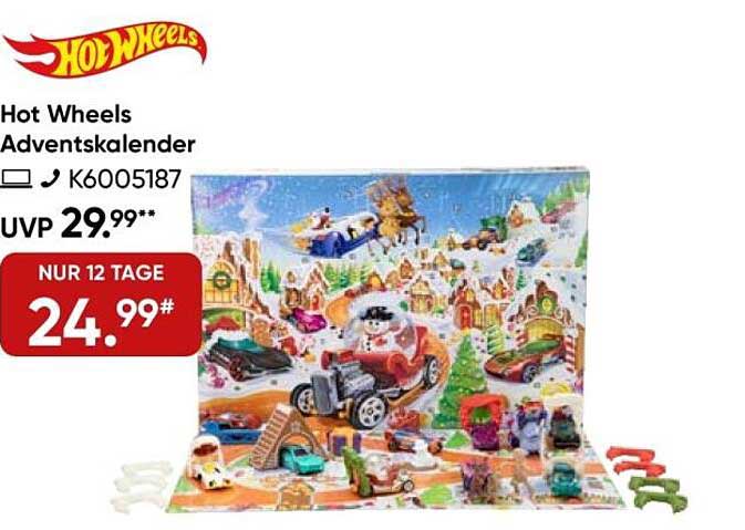 Hot Wheels Adventskalender